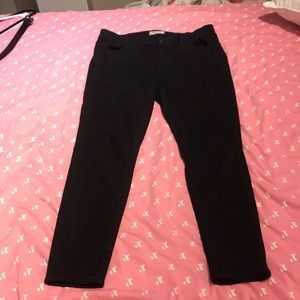 Madewell Roadtripper Black High Waisted Jeans
